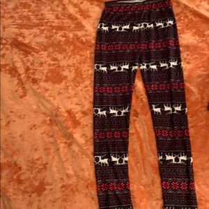 Christmas print leggings